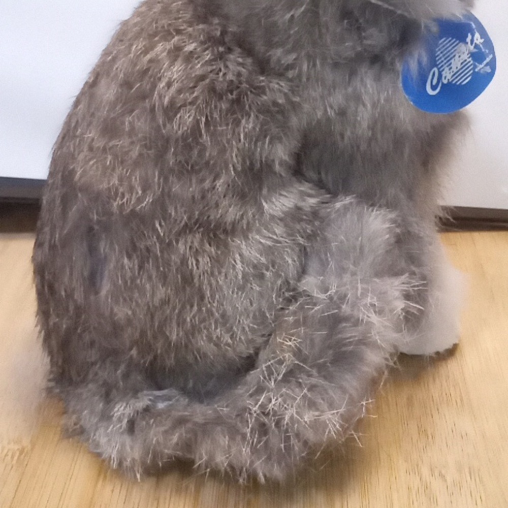 Vintage Realistic Real Fur Cat - Picture 12 of 17